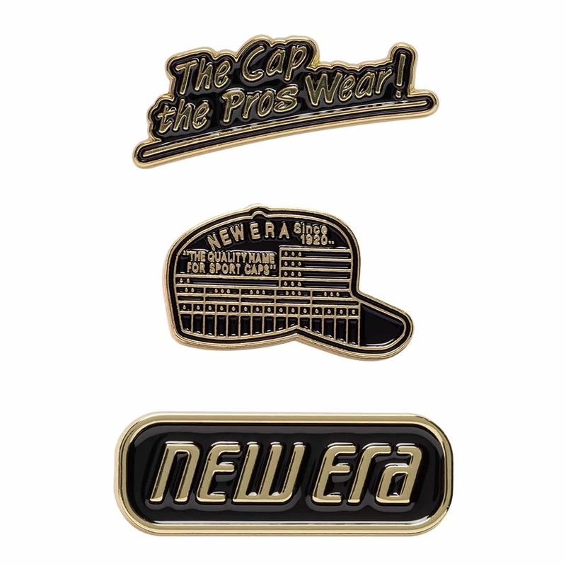 59FIFTY Day 3 Pack Gold Pin Badges OSFM
