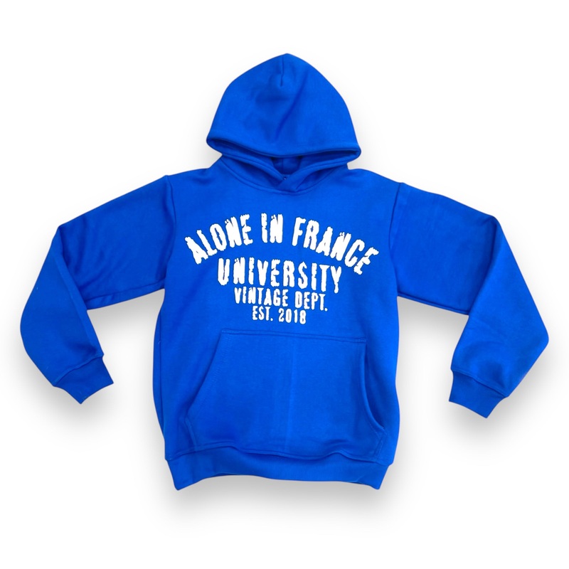 ALONE IN FRANCE UNIVERSITY (ROYAL) HOODIE S
