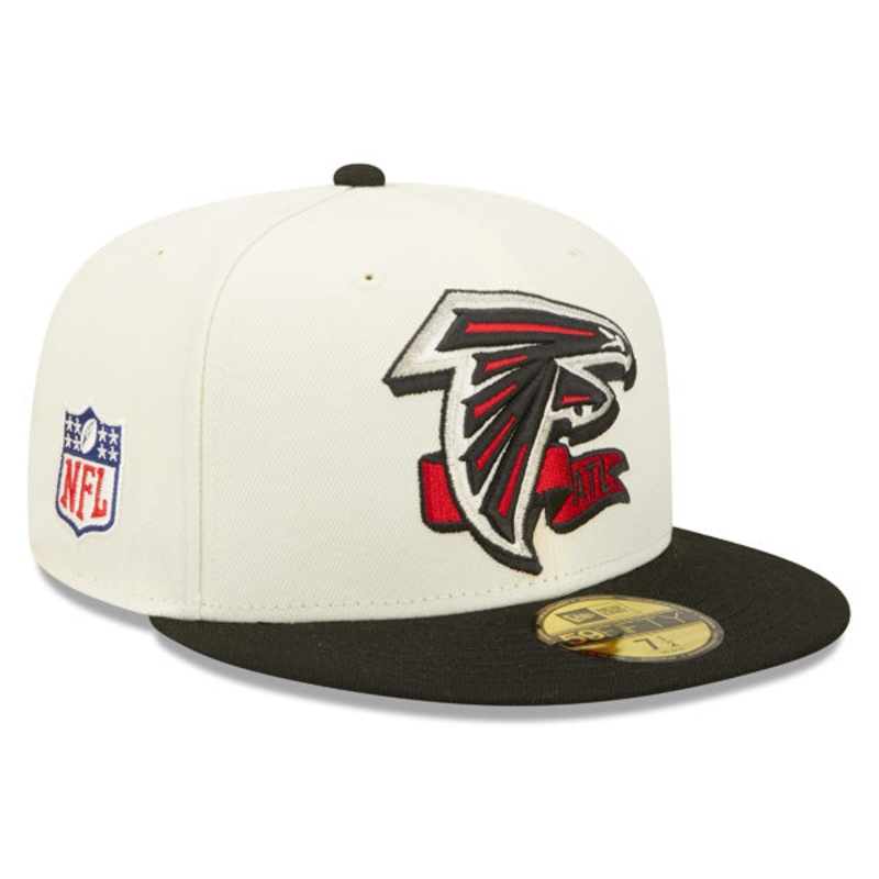 Atlanta Falcons New Era 2022 NFL Sideline 59FIFTY Fitted Hat – Chrome/Black 7