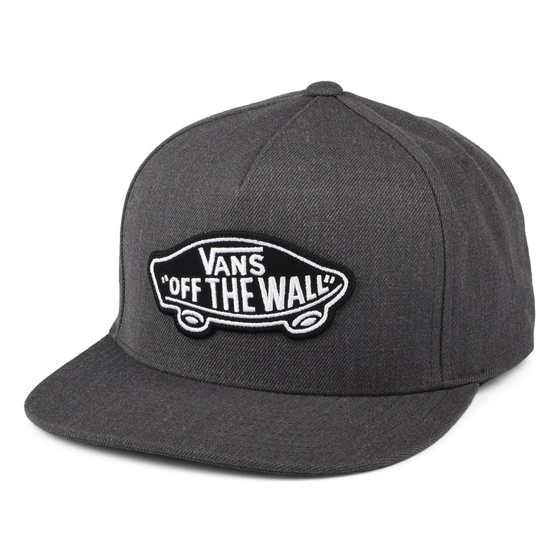 Vans Hats Classic Patch Snapback Cap – Dark Grey Adjustable