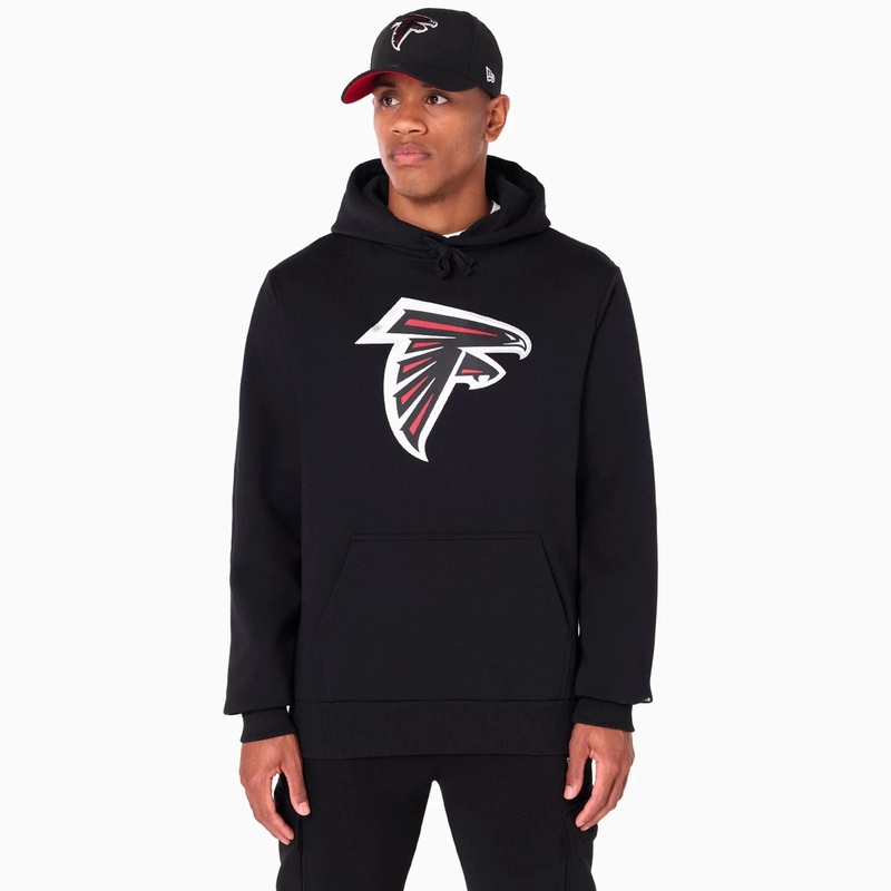 Atlanta Falcons NFL Black Pullover Hoodie XS