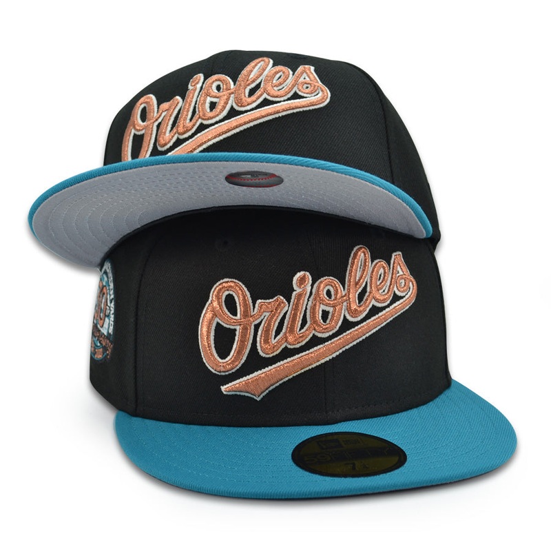 Baltimore Orioles “THE MONUMENT” Exclusive New Era 59Fifty Fitted Hat – Black/Title Wave 6 7/8