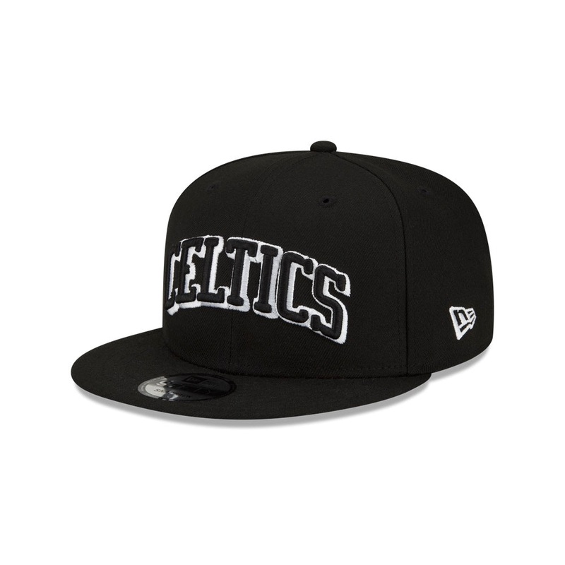 Boston Celtics 9FIFTY NBA21 City Black/White Cap One Size