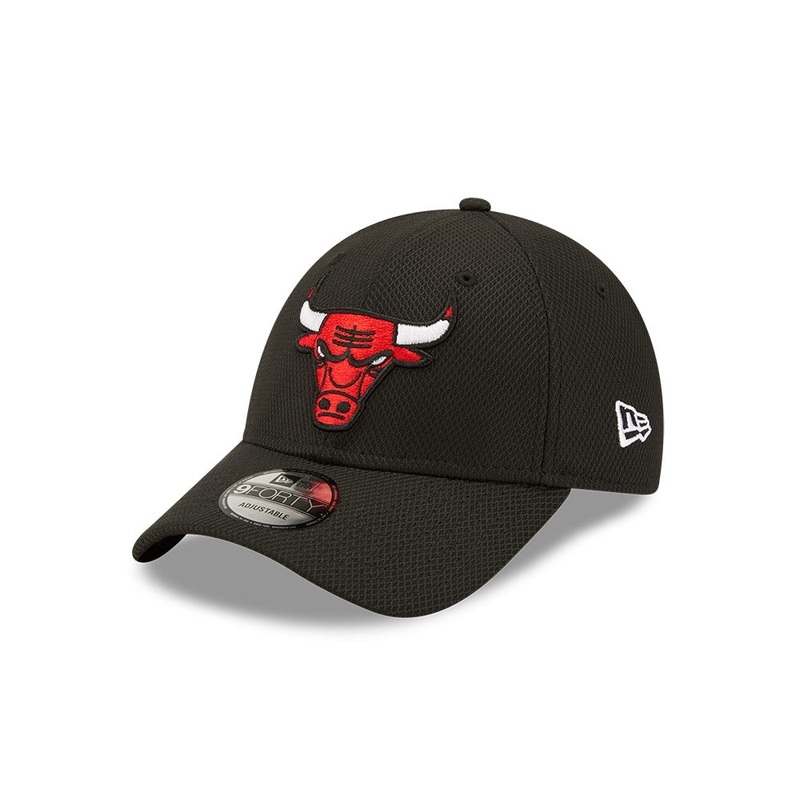 Chicago Bulls 9FORTY Diamond Era Black Cap One Size