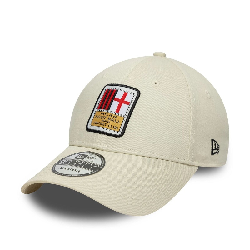AC Milan Est Logo Cream 9FORTY Adjustable Cap OSFM