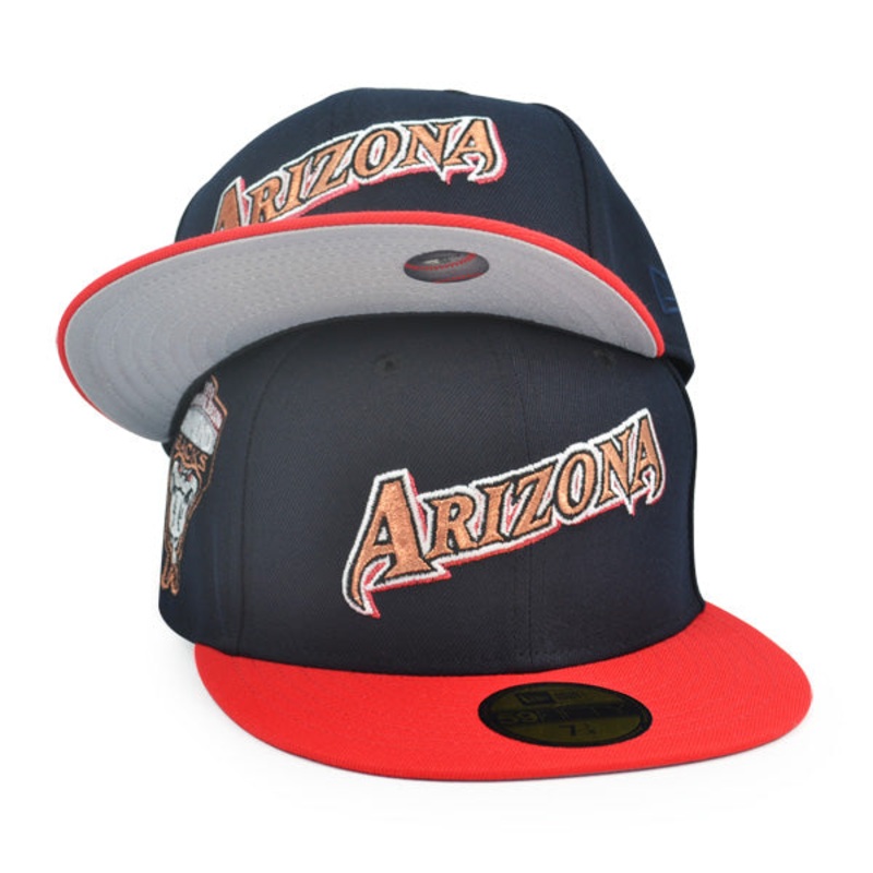 Arizona Diamondbacks 1989 INAUGURAL Exclusive New Era 59Fifty Fitted Hat – Navy/Red 6 7/8