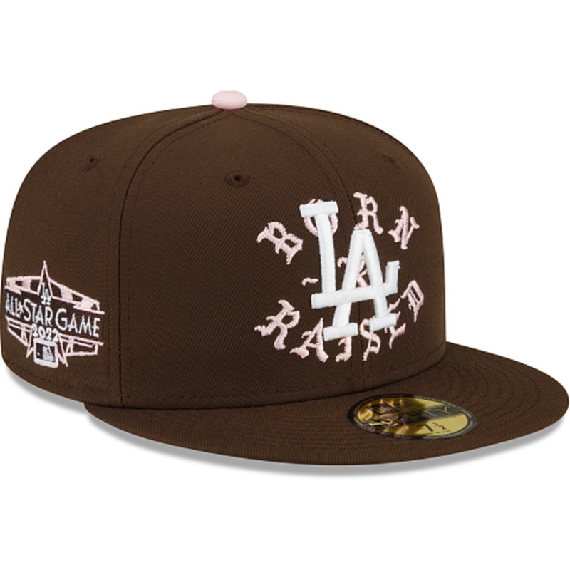 New Era  Born X Raised Los Angeles Dodgers All-Star Game Brown 2022 59FIFTY Fitted Hat