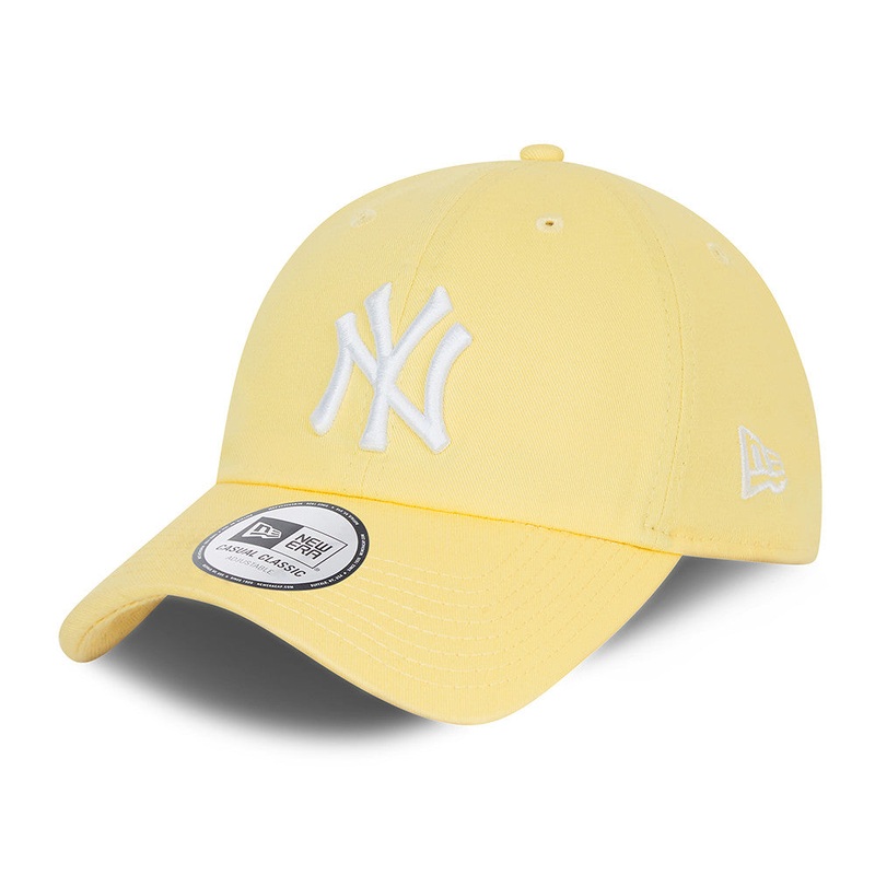 New York Yankees 9TWENTY Washed Casual Classic Yellow Cap One Size