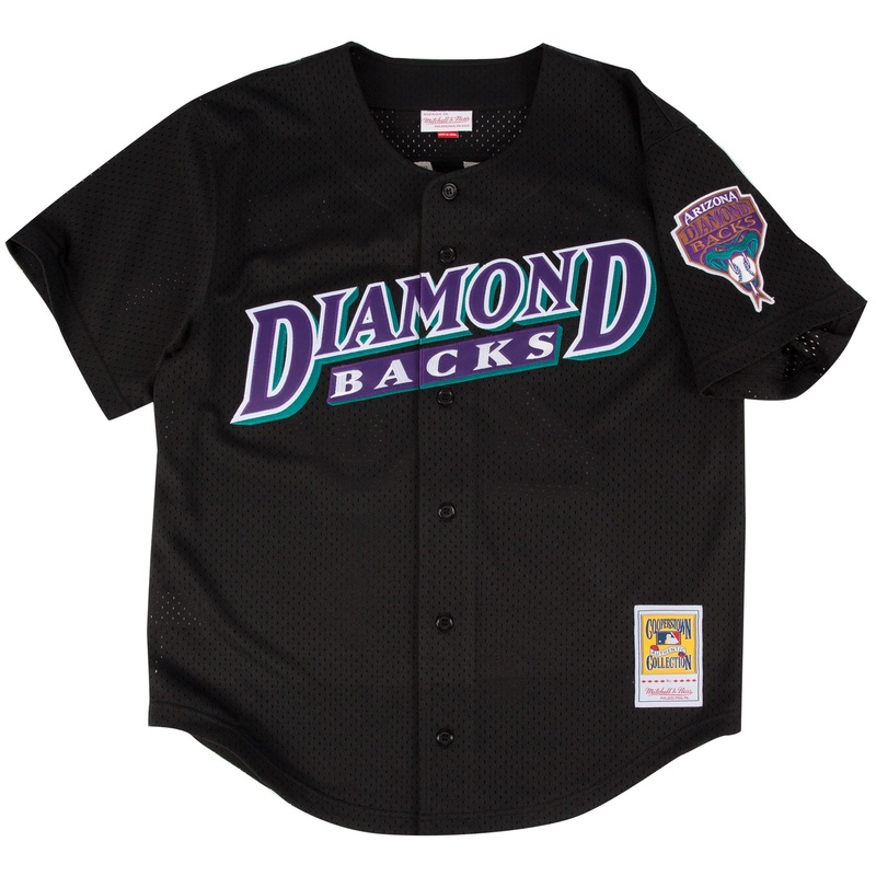 Arizona Diamondbacks #51 Randy Johnson Mitchell & Ness 1999 Authentic Mesh BP Jersey m