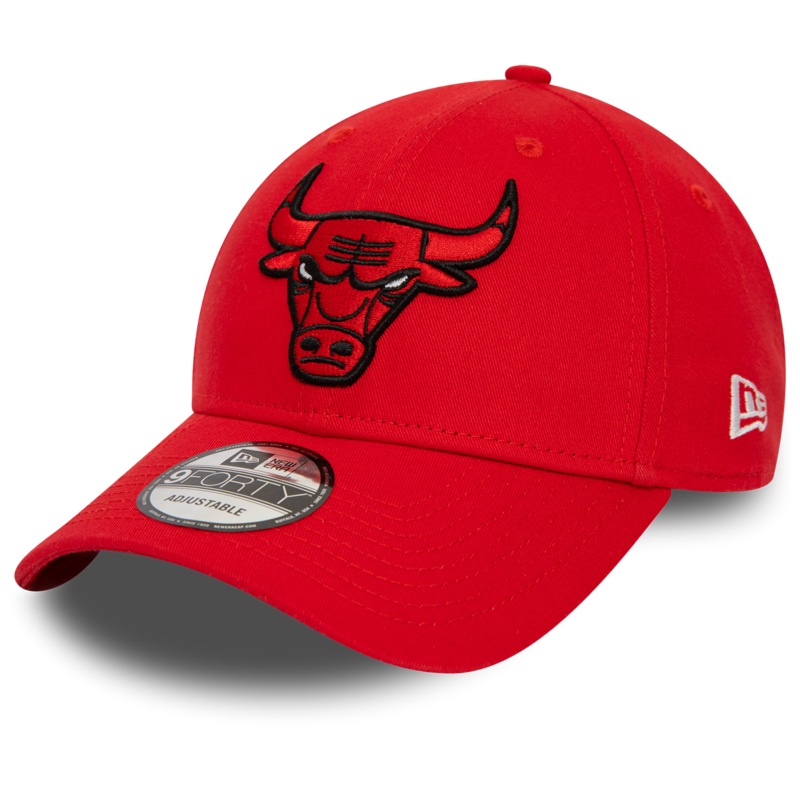 Chicago Bulls 9FORTY Side Patch Red Cap One Size