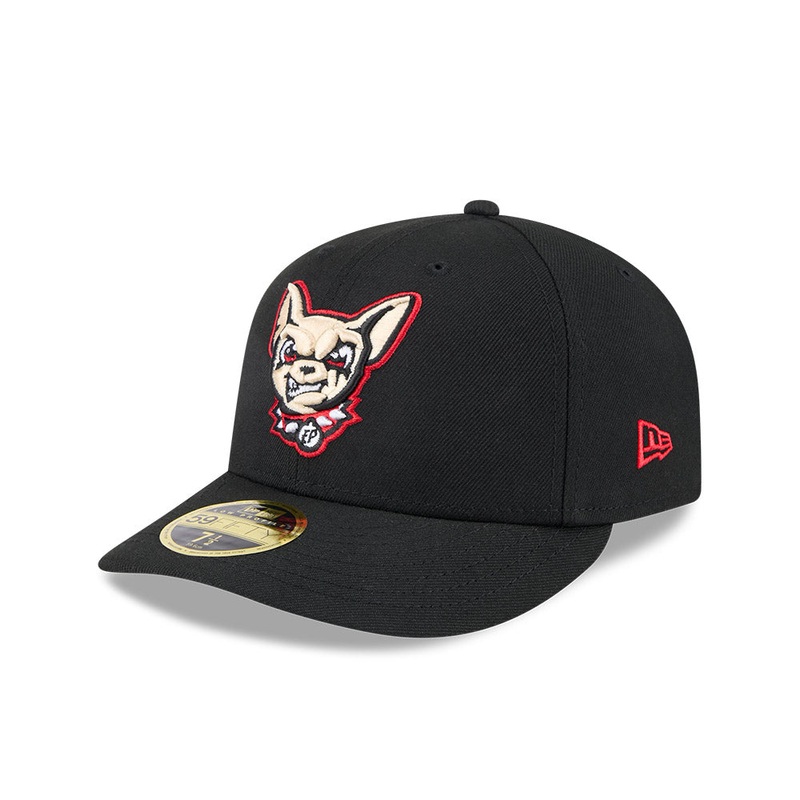 El Paso Chihuahuas Low Profile 59FIFTY MiLB Authentic Home Black Cap 7