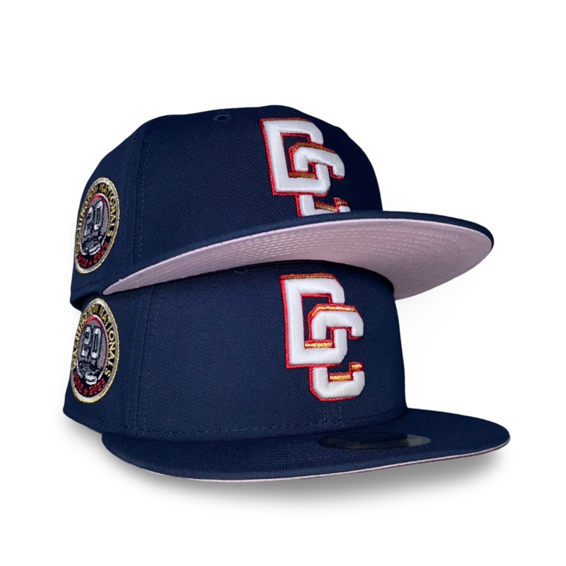 Washington Nationals “DOUBLE DECADE” Exclusive New Era 59Fifty Fitted Hat – Oceanside Pinky 6 7/8