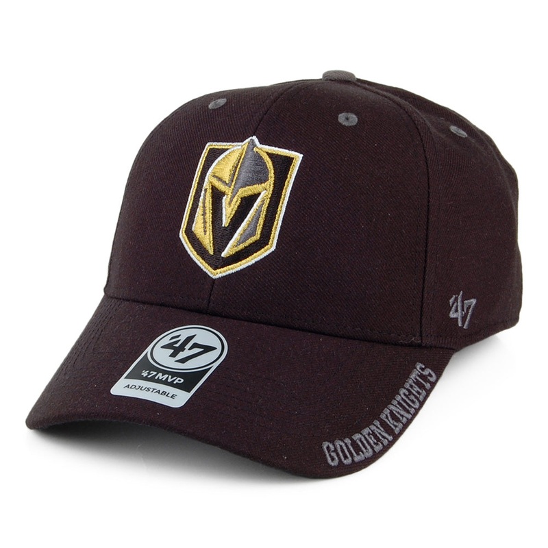 47 Brand Vegas Golden Knights NHL Baseball Cap – Defrost – Black Adjustable