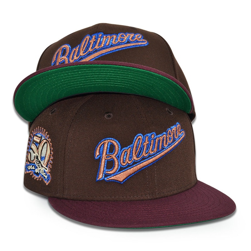 Baltimore Orioles “COULD’VE BEEN BMORE” Exclusive New Era 59Fifty Fitted Hat – Burntwood/Maroon 6 7/8
