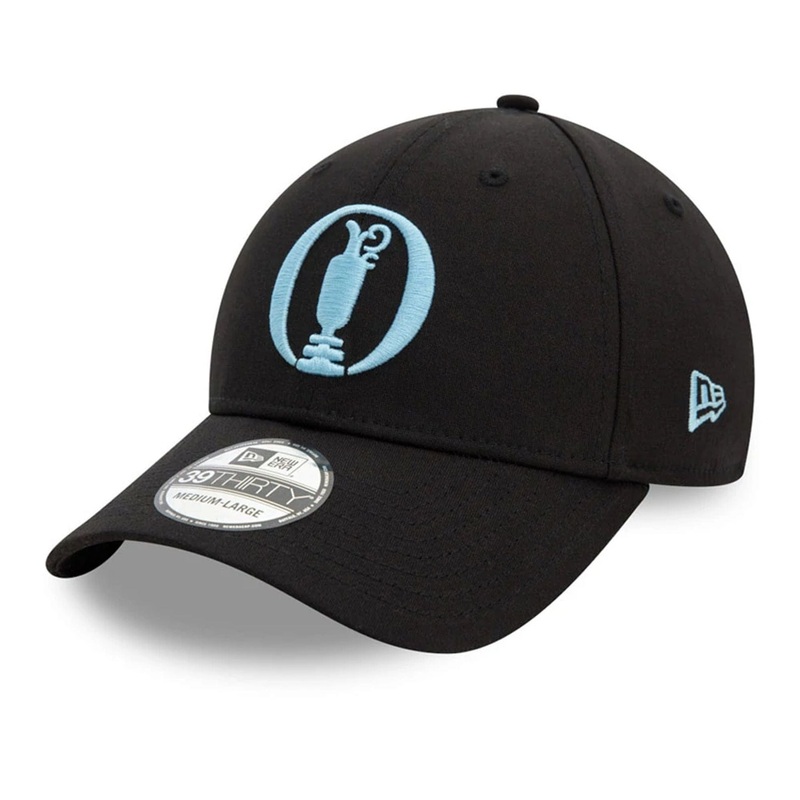 The Open Championships Seasonal Black 39THIRTY Stretch Fit Cap XS-S