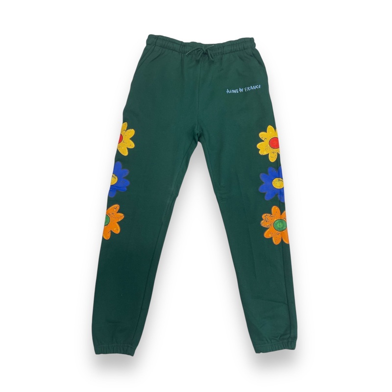 ALONE IN FRANCE “WORLD TOUR” (DARK GREEN) JOGGER S