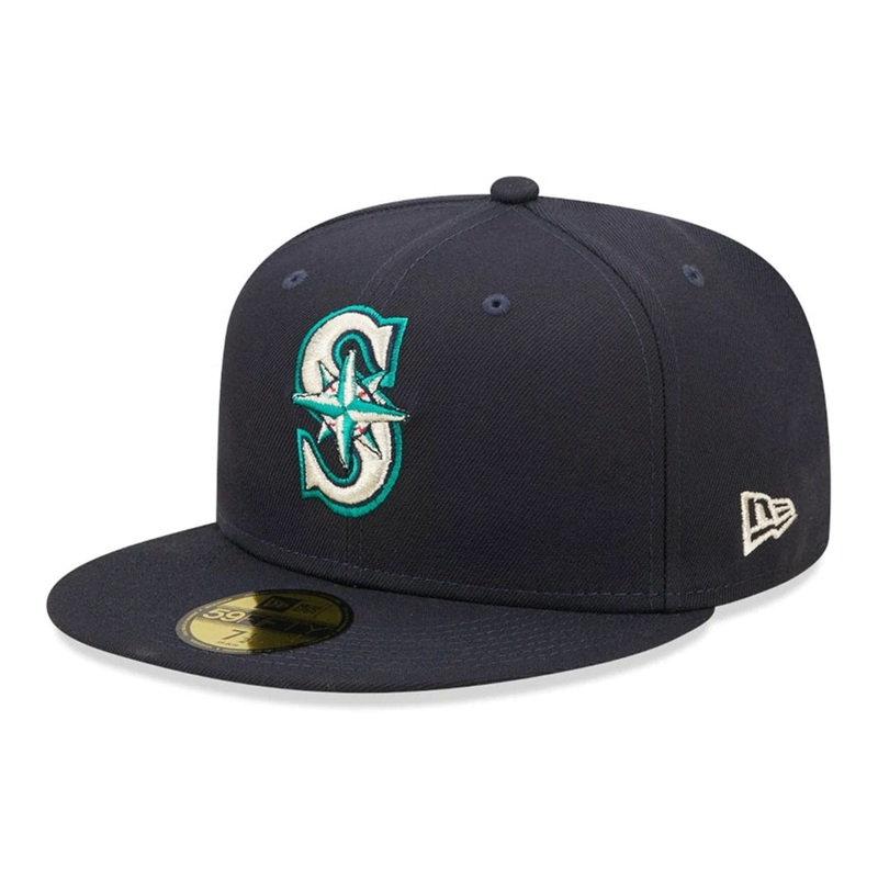 Seattle Mariners AC Perf Navy 59FIFTY Cap 6 7/8