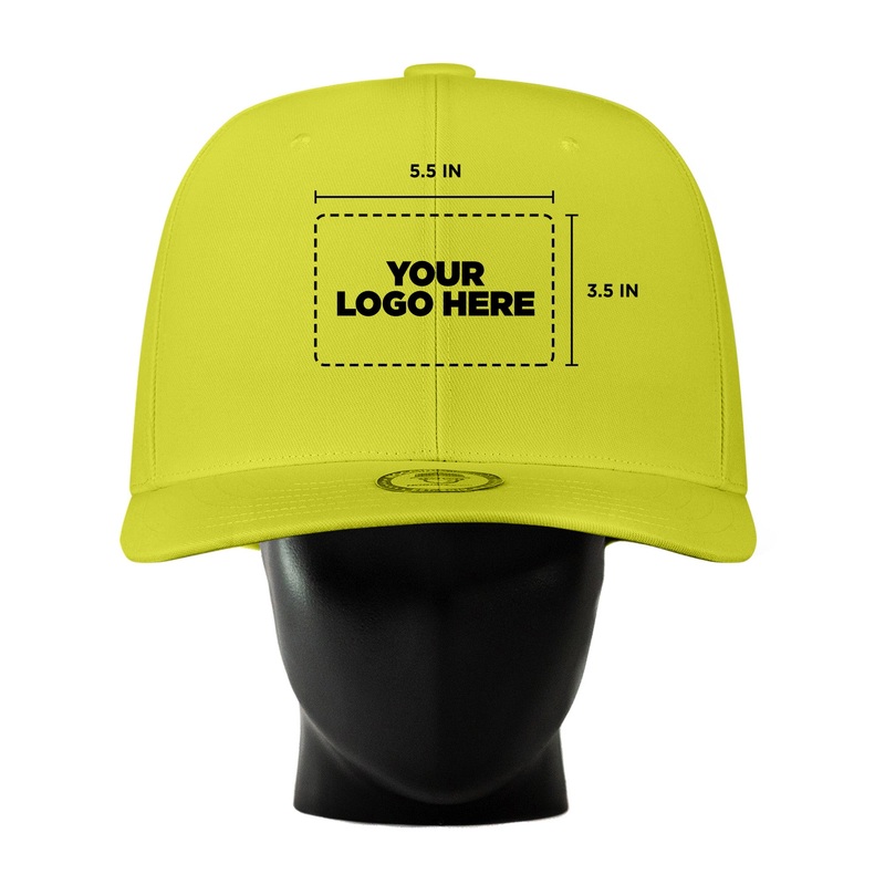 Bright Yellow L/XL Custom Noggin Bright Yellow L/XL Custom Patch