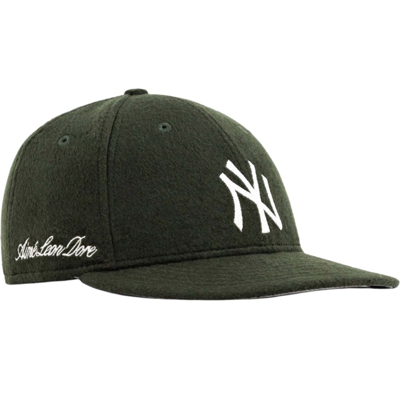 New Era x Aim Leon Dore New York Yankees Moleskin Rifle Green Low Profile 59FIFTY Fitted Hat