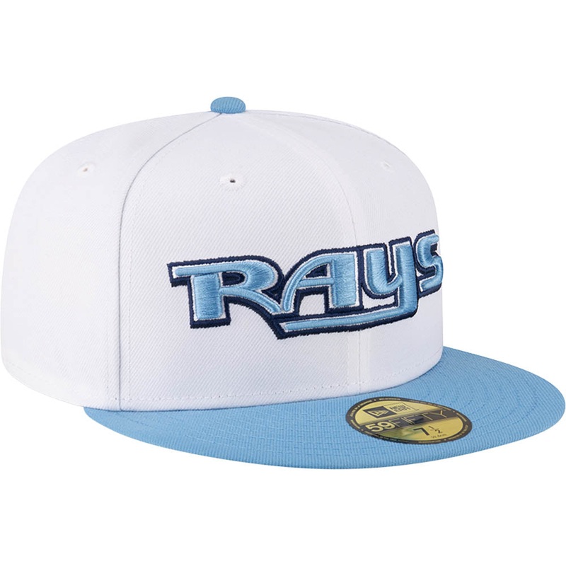 New Era x JS Tampa Bay Rays “Snow” White 2023 59FIFTY Fitted Hat