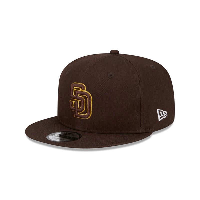 San Diego Padres 9FIFTY Side Patch Script Brown Cap L-XL